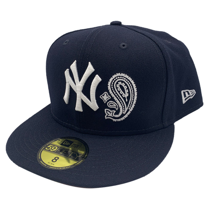 5950 FIITTED YANKEES PAISELY AND MULTI VISOR