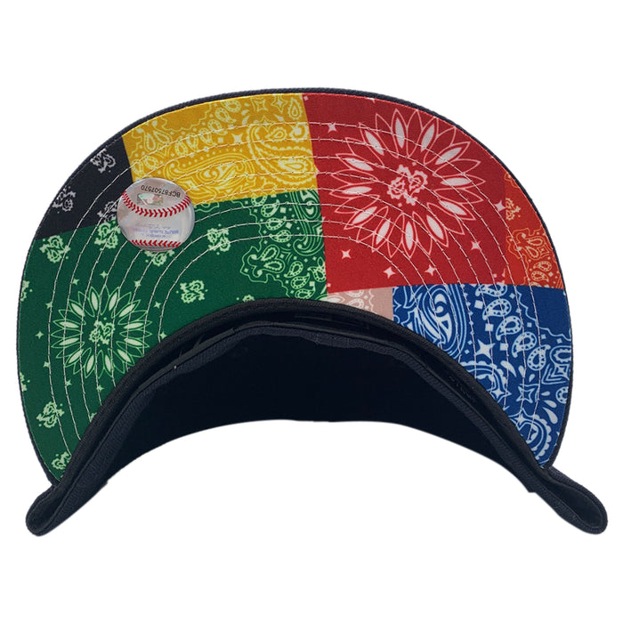 5950 FIITTED YANKEES PAISELY AND MULTI VISOR