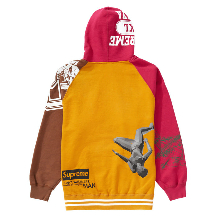 Supreme JUNYA WATANABE CDG MAN Zip Up Hooded Sweatshirt Gold