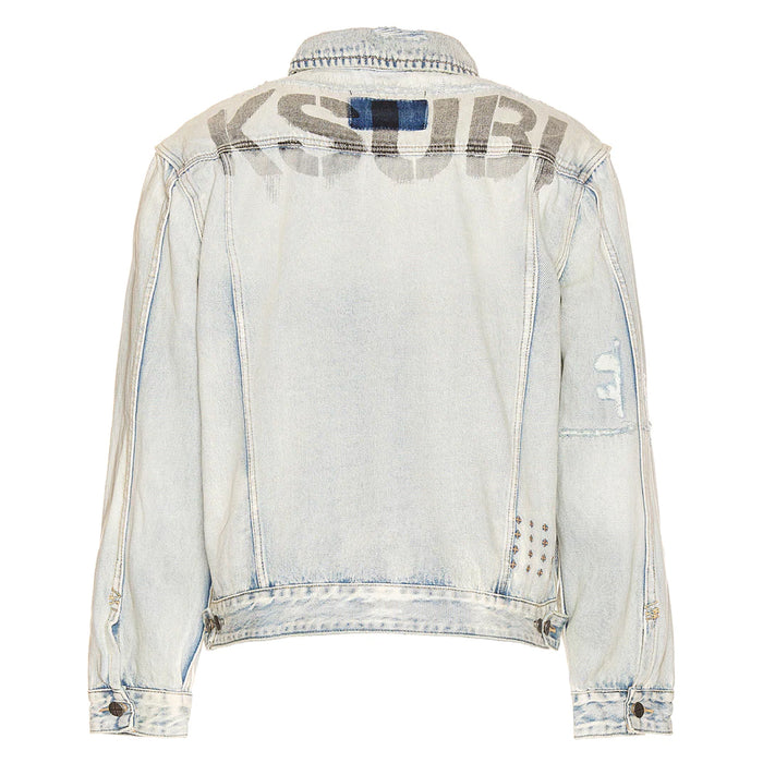 Ksubi Oh G Jacket Phase Out Stencil Mens Style : 5000006432