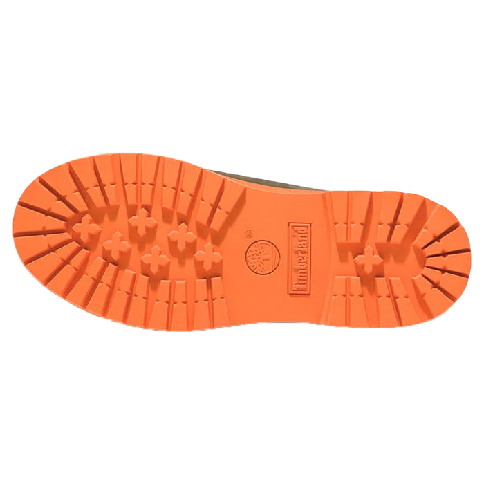 Timberland 6" Boot Premium Bee Line Rubber Toe WP Dark Green Orange (Women's)