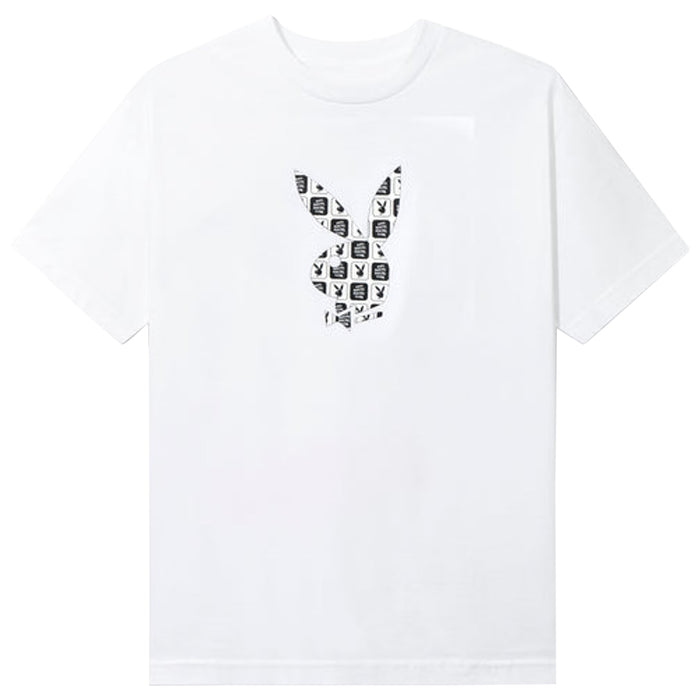 Anti Social Social Club Playboy Checkered T-shirt White