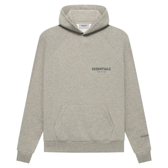 Essentials Fear Of God Men's Dark Oatmeal Hoodie : 705292