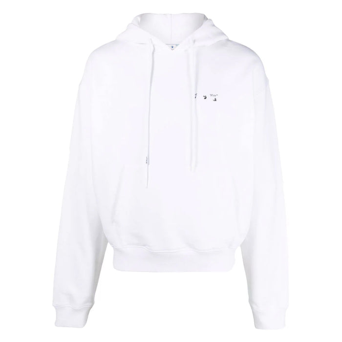 Off-white Caravag Paint Over Hoodie Mens Style : Ombb037c99fle00