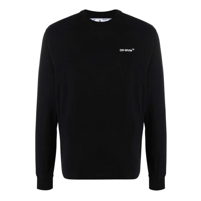Off-white Caravag Arrow Skate L/s Tee Mens Style : Omab064c99jer00