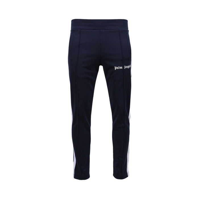 Palm Angels Side Stripe Track Pants Navy Blue/White SS22