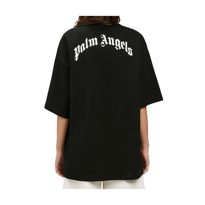 Palm Angels Womens Bear Loose T-Shirt Black/Brown