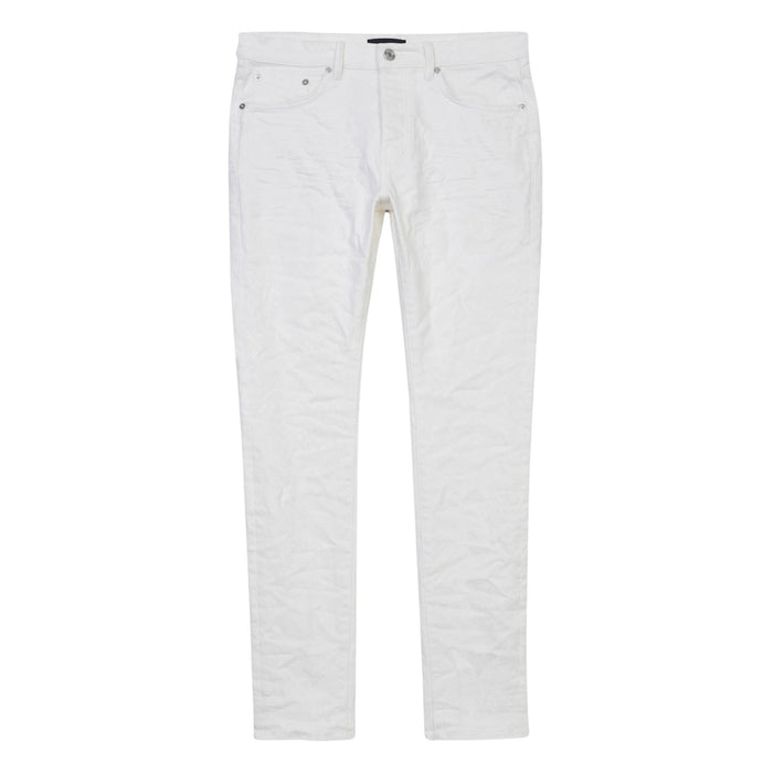 Purple-brand White Flocked Snake Jeans Mens Style : P001-wwfs123