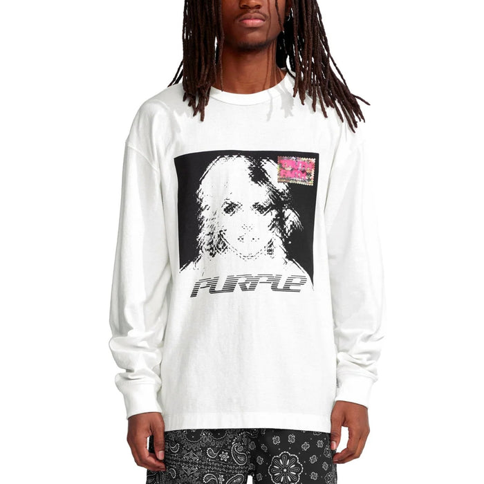 Purple-brand Textured Jersey Long Sleeve Tee Mens Style : P204-jbwt123