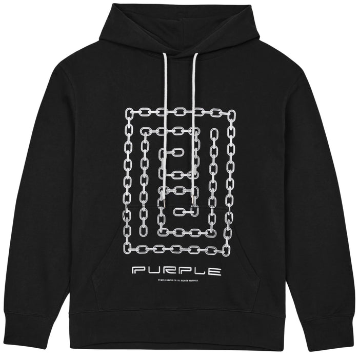 Purple-brand French Terry Pullover Hoody Mens Style : P410-fbsc322