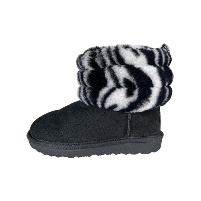 Uggs Fluff Mini Quilted Zebra Boots Toddlers Style : 1116116t