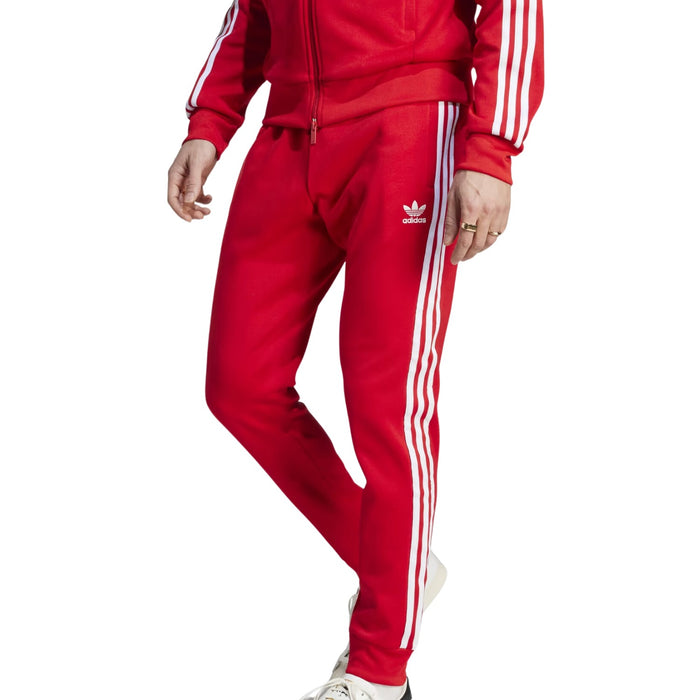 adidas Adicolor Classics SST Track Pants Better Scarlet/White
