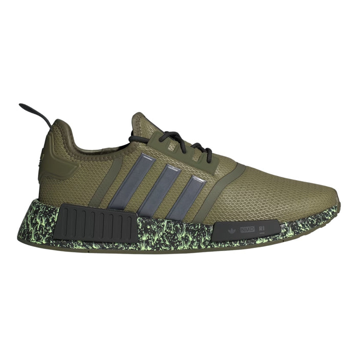 adidas NMD R1 Focus Olive Core Black Green Spark