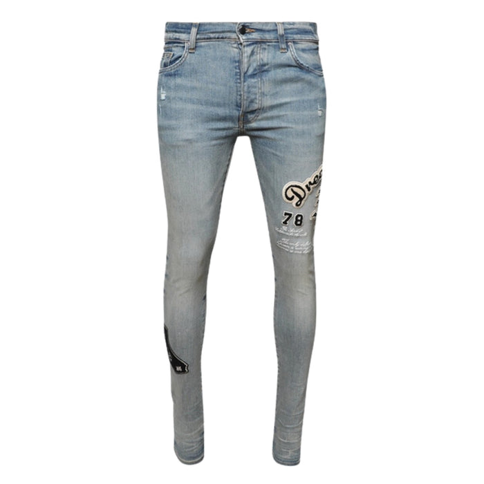 Amiri Dream Team Skinny Jeans Mens Style : Amdnsy1065