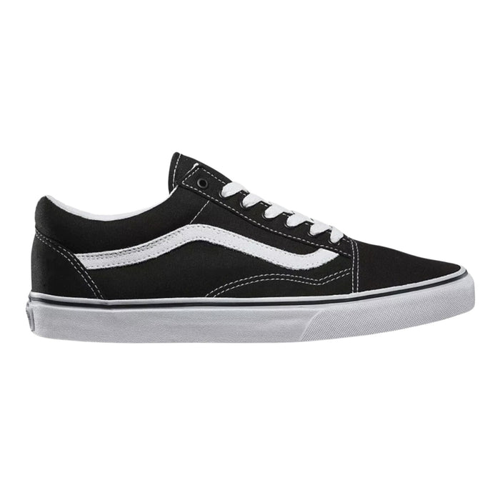 Vans Old Skool Black White (White Heel Tab)
