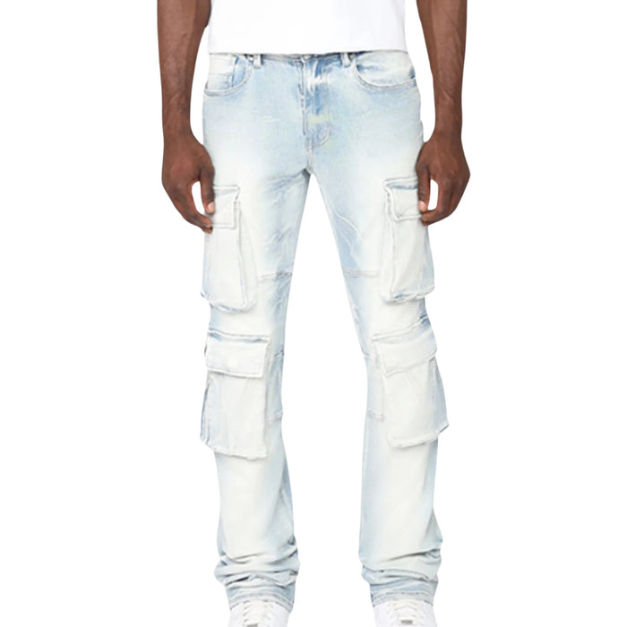 Smoke Rise Cargo Fashion Jeans Mens Style : Jp25143