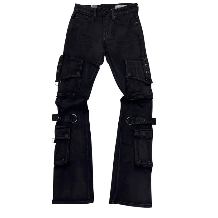 Smoke Rise Eyelet Cargo Jeans Mens Style : Jp25543