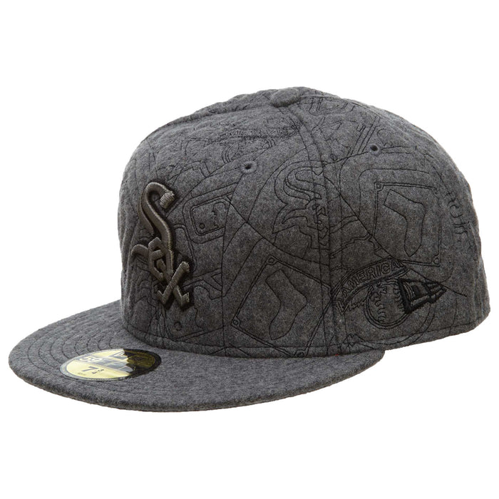 New Era Chicago White Sox Fitted Hat Mens Style : Hat343