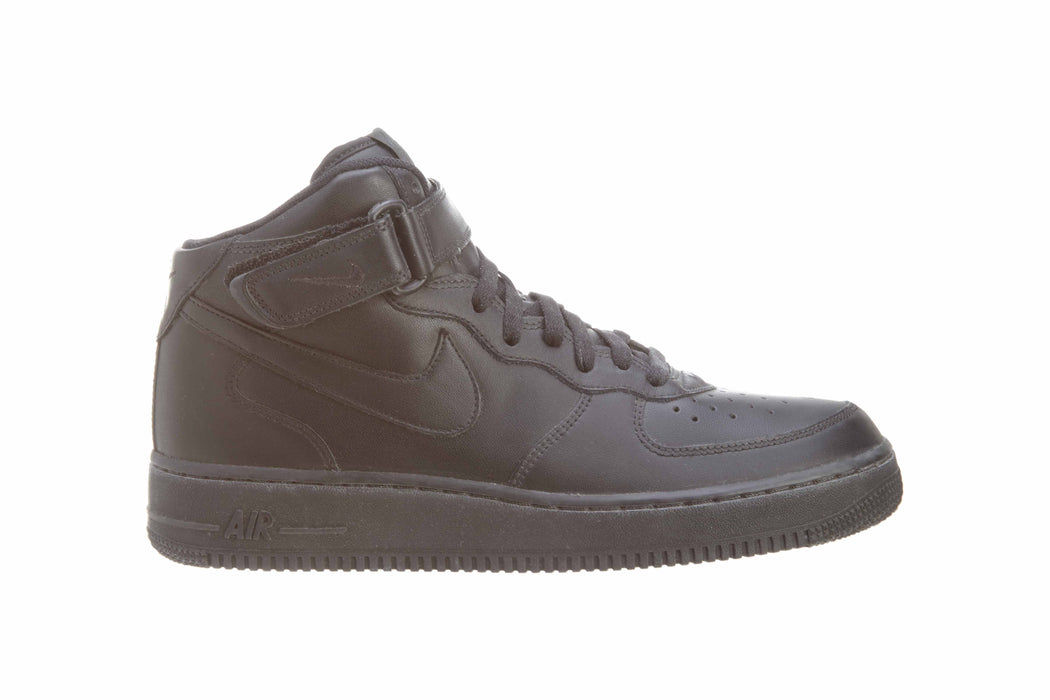 Nike Air Force 1 Mid Black Athletic Shoes Mens Style :306352