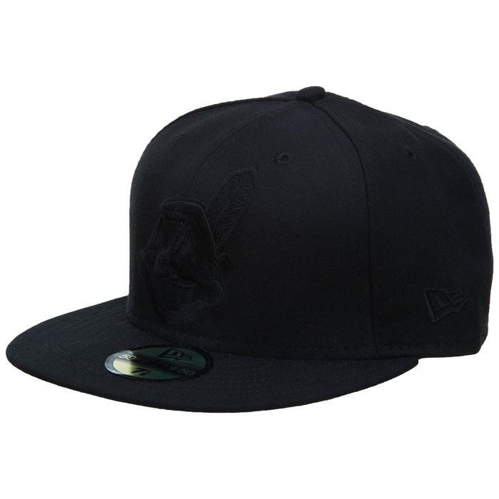 New Era Cleveland Indians Fitted Hat Mens Style : Hat689
