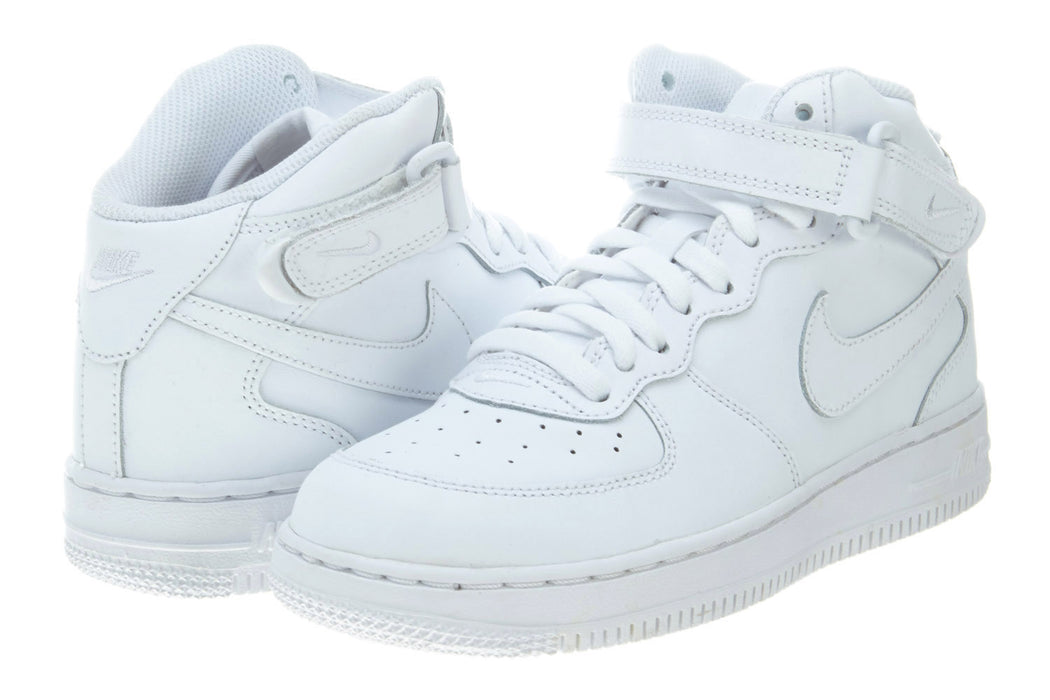 Nike Air Force 1 Mid PS Shoes Retro High Top Trainers White Boys / Girls Style :314196