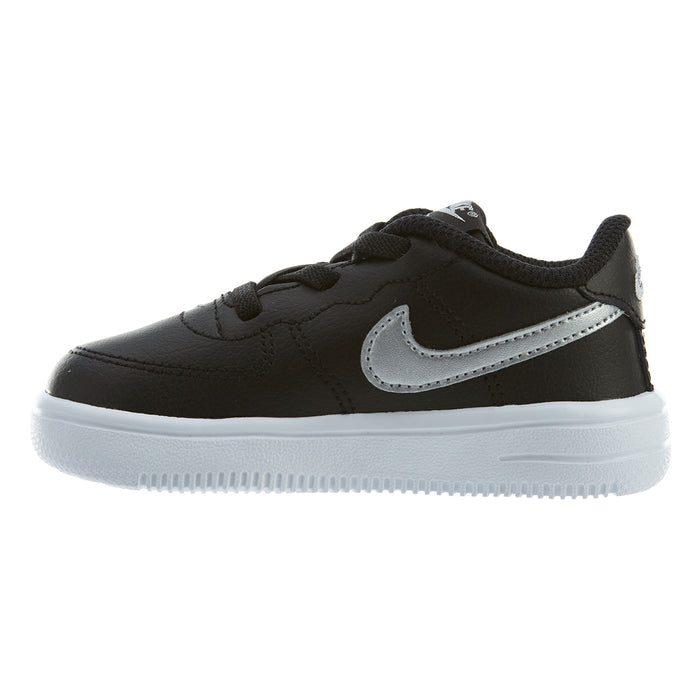 Nike Force 1 '18 TD Black/Metallic Silver Boys / Girls Style :905220