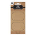 Amscan Kraft Paper Stickers, Multicolor