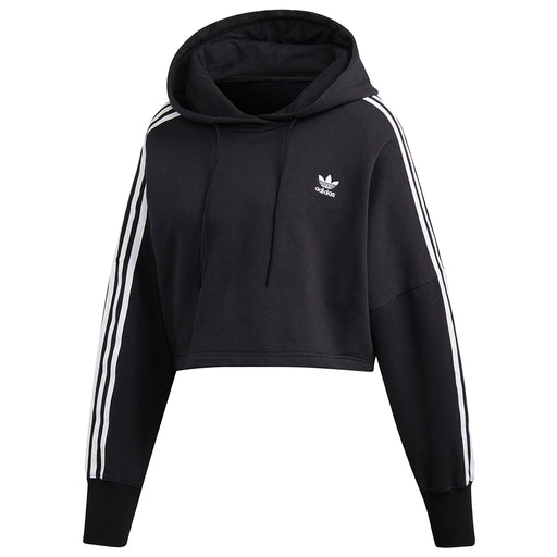 Adidas Cropped Hooded Sweatshirt Womens Style : Ed7554