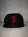 NEW ERA BOSTON RED SOX FITTED BLACK/RED 334