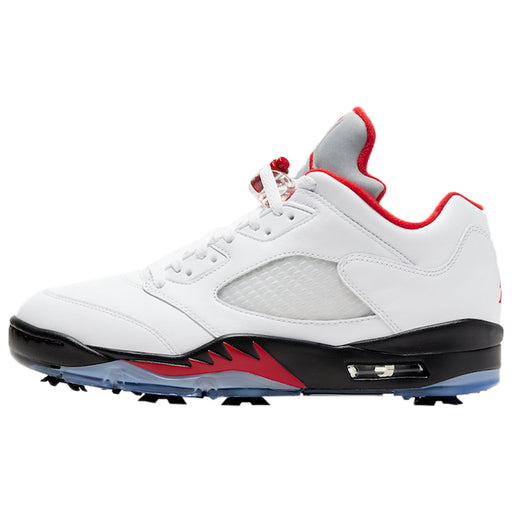 Jordan 5 Retro Low Golf Fire Red (Silver Tongue)