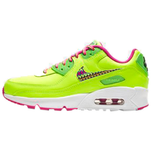 Nike Air Max 90 Leather Volt Fire Pink (GS)