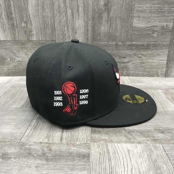 New Era 59fifty Chicago Bulls 6x Fitted Hat Unisex Style : 70604638