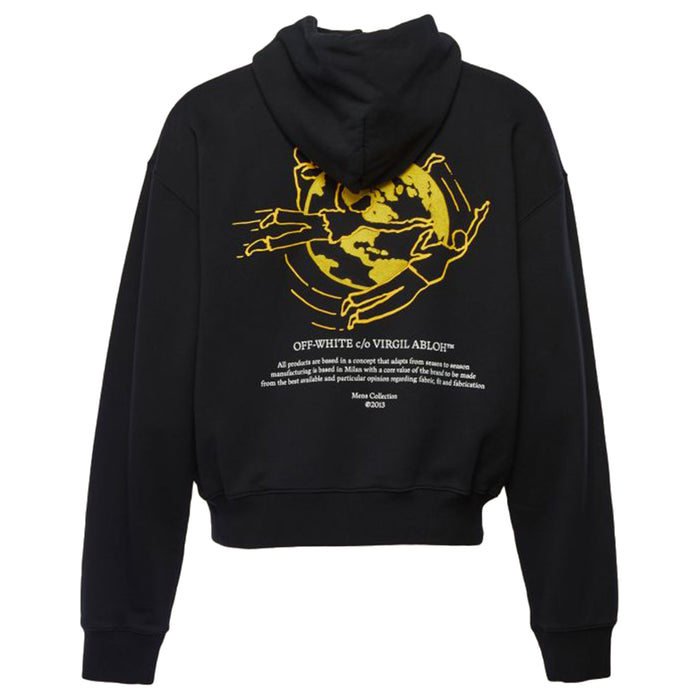 Off-white World Wide Over Hoodie Mens Style : Fle0031