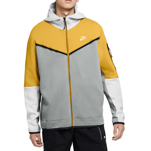 Nike Sportswear Tech Fleece Full-Zip Hoodie Mustard/Grey/Black