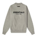 Fear Of God Essentials Back Logo Crewneck Long Sleeve T-shirt Mens Style : 619526