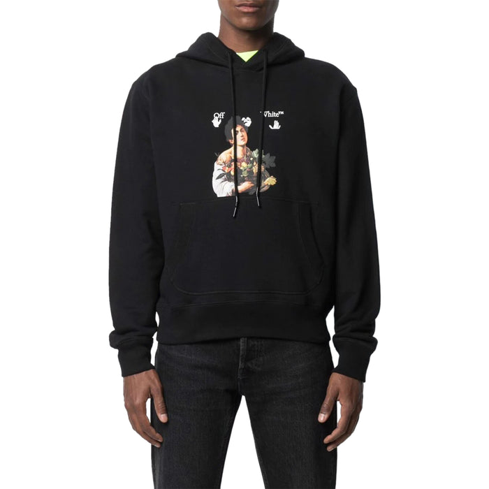 Off-white Spray Caravaggio Hoodie Mens Style : 990592
