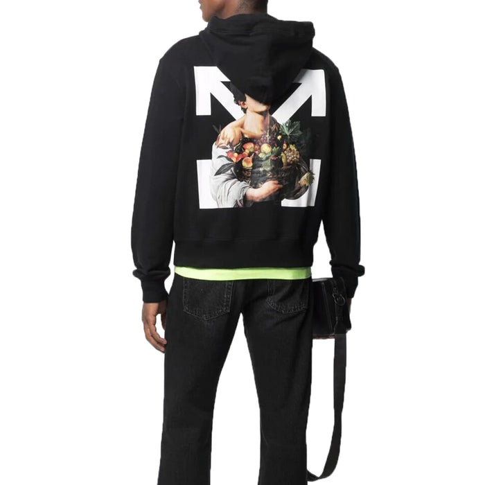 Off-white Spray Caravaggio Hoodie Mens Style : 990592