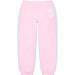 Supreme S Logo Split Sweatpant Light Pink