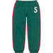 Supreme S Logo Split Sweatpant Dark Green 
