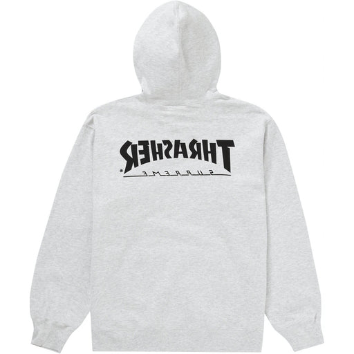 Supreme Thrasher Hooded Sweatshirt Ash Grey