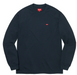 Supreme Small Box L/S Tee Navy
