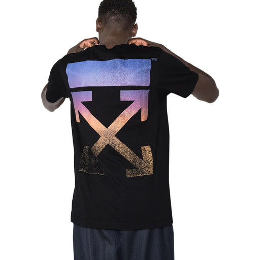 Off-White Slim Fit Degrade Arrows T-Shirt Black Multi