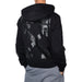 Off-White Rubber Arrow Slim Zip Hoodie Black
