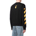 OFF-WHITE Caravaggio Painting Sweatshirt Black/Yellow