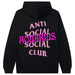 Anti Social Social Club Aquarius HoodieBlack