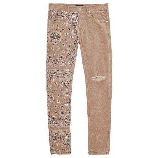 Purple-brand Corduroy Bandana Jeans Mens Style : P001-cbpt222