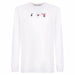 Off-white Acrylic Arrow L/s Tee Mens Style : OMAB001F21JER0050132
