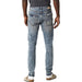 Purple-brand Worn Patchwork Jeans Mens Style : P001-wipw222