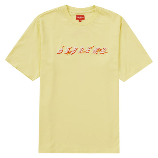 Supreme Flames S/S Top (SS22) Pale Yellow
