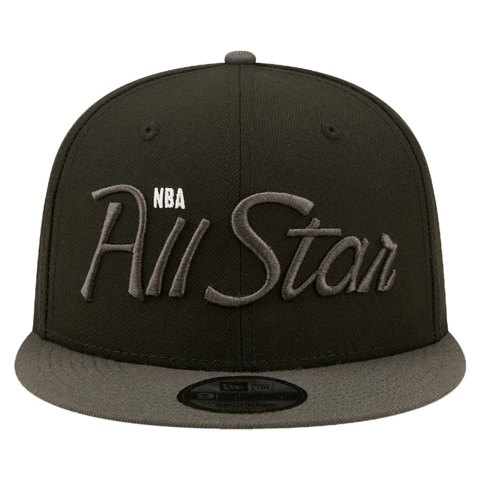 New Era 9fifty Nba Brooklyn Nets All Star Game Script Black Snapback Unisex Style : Hhh-gv-947783
